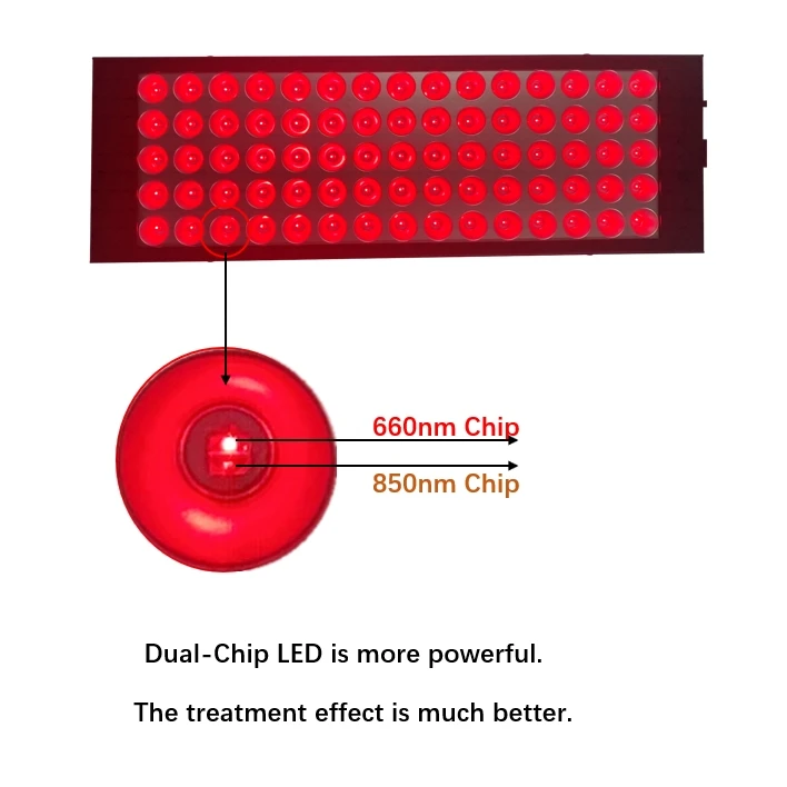 Red Light Therapy Panel for Body 660nm 850nm Infrared Light Therapy Lamp with Stand factory