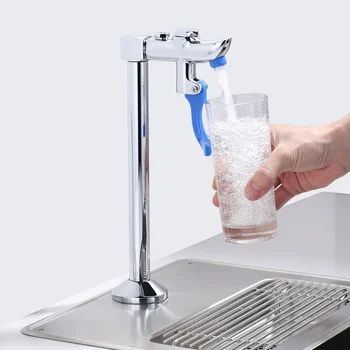 Langlebiger Push-Cup-Wasserhahn, Push-Back-Glasfül Produktbild-Vorschau 11