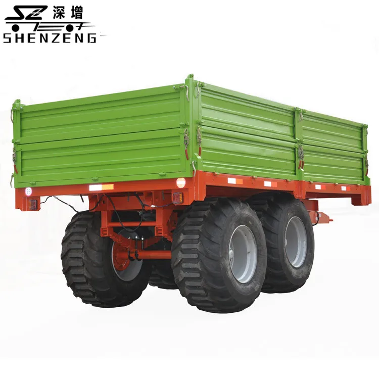 トラクターダンプトレーラー10トン油圧チッピングファーム穀物