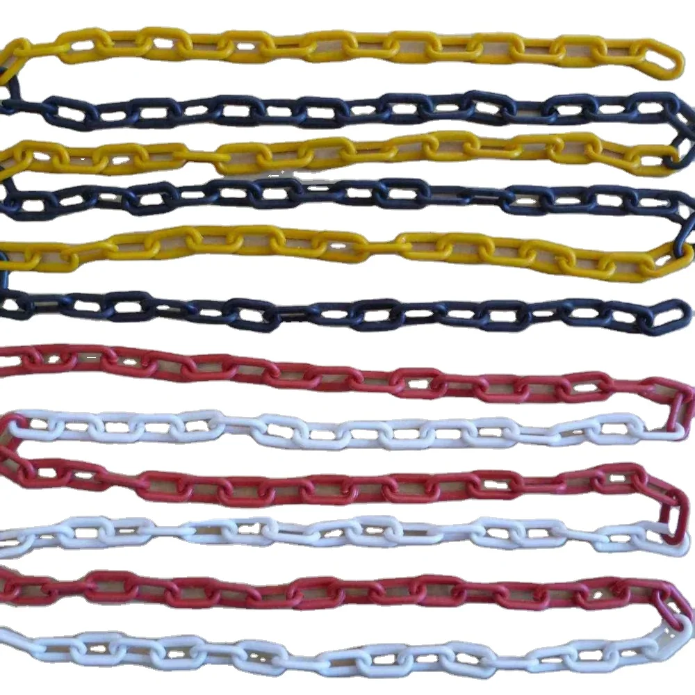 Дорожная Рабочая площадка предупреждающий барьер пластиковая цепь для дорожного