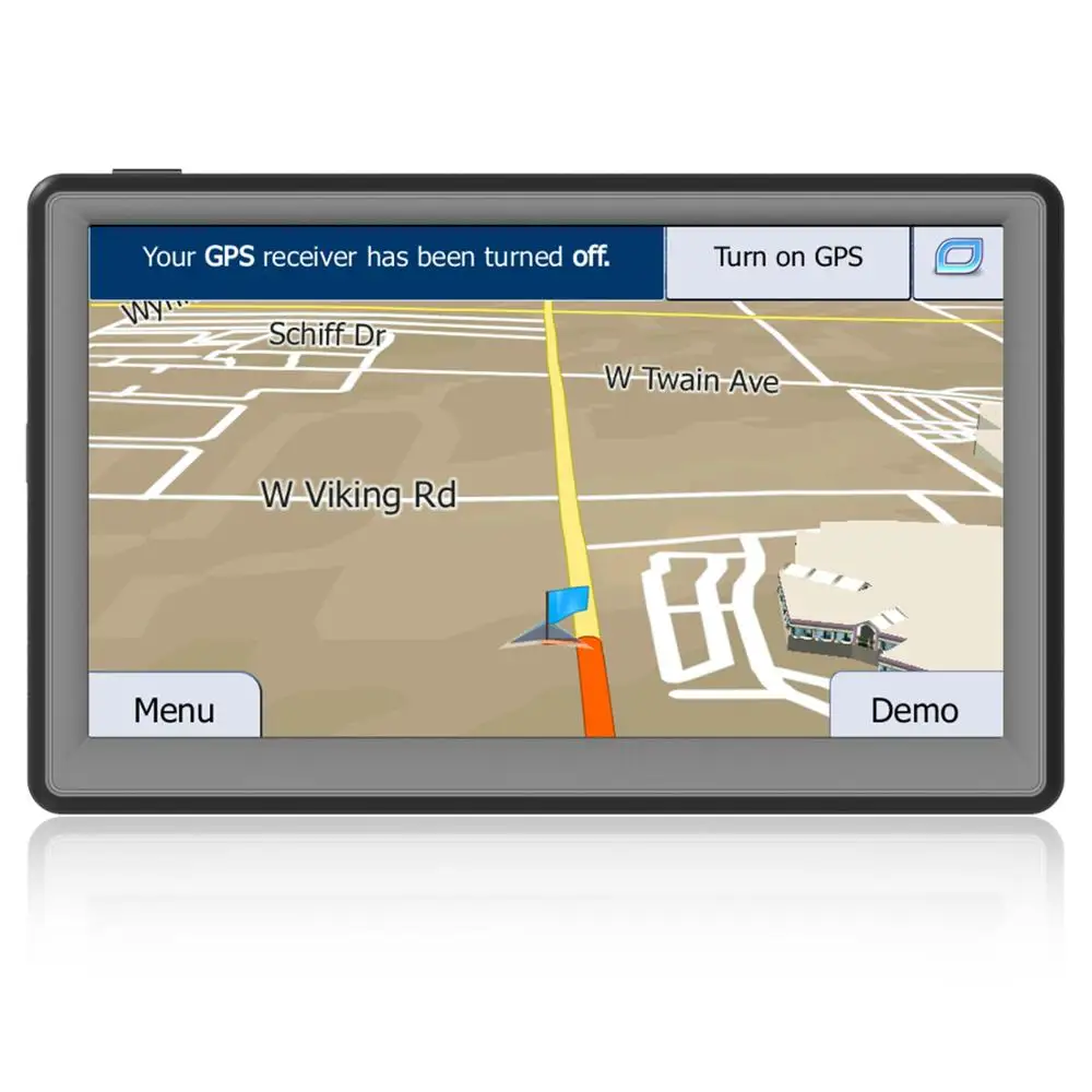 7 pulgadas navegador para camiones automóviles autobús Navi navegación GPS poi blitzer mp3 Play 