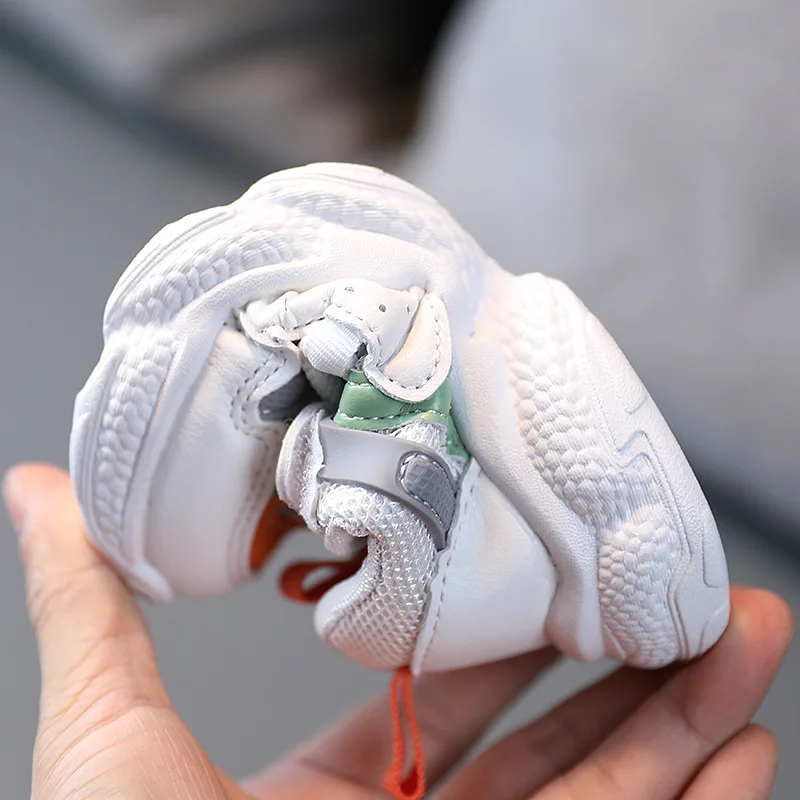 
Лидер продаж, новые детские повседневные беговые кроссовки, безопасная удобная обувь унисекс 