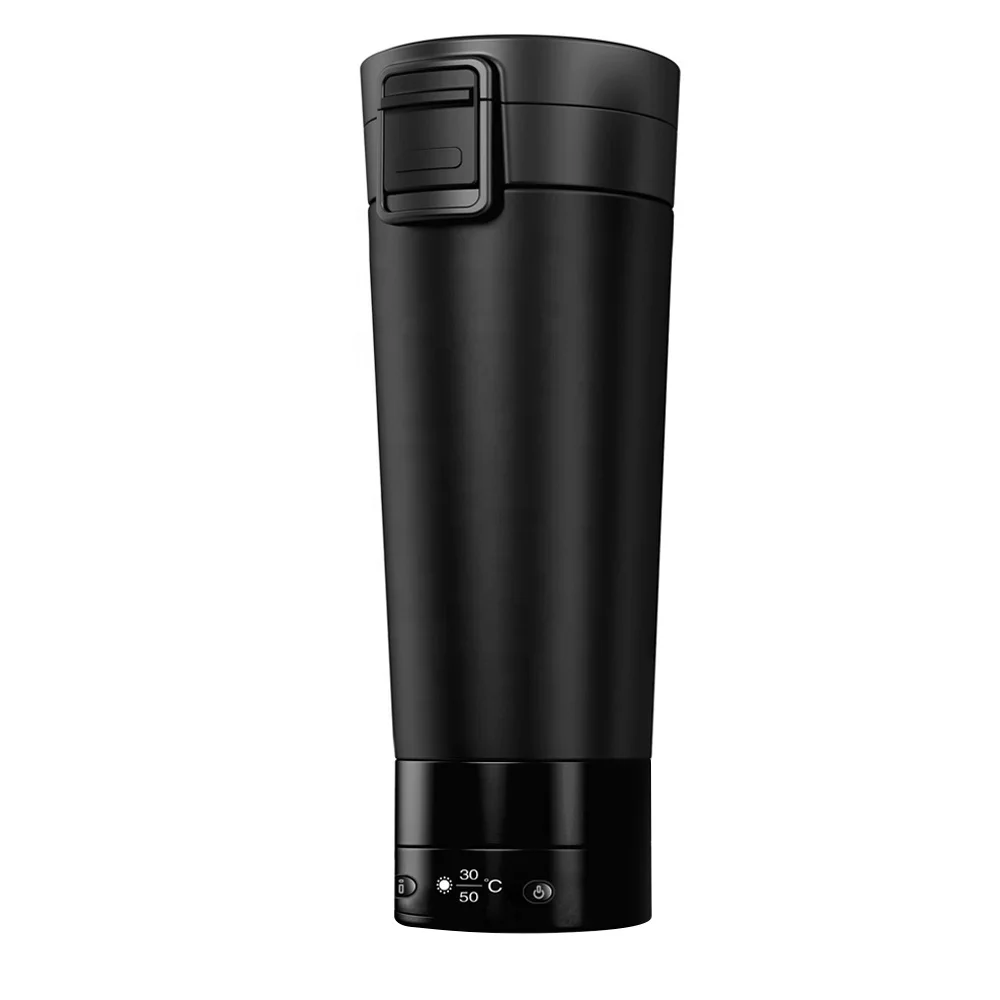 RedSalmon Rechargeable Smart Tumbler with Lithium Battery ,Electric Heated Coffee Mug Warmer Temperature Control Travel Mug