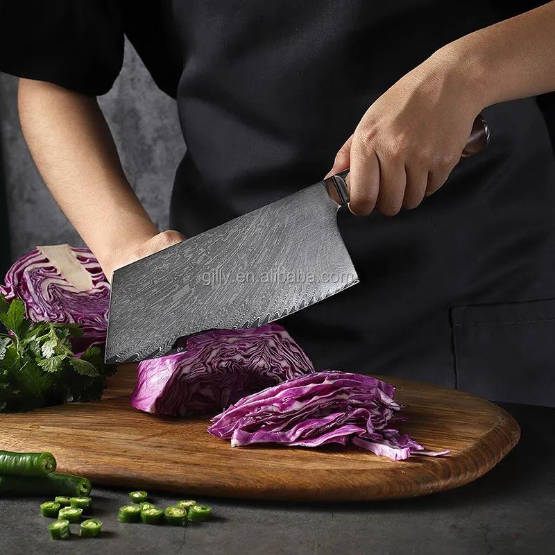 nuovo classico germany damasco coltelli set bistecca chef utilità giapponese  santoku intaglio pane paring dissing macellaio coltello mannaia