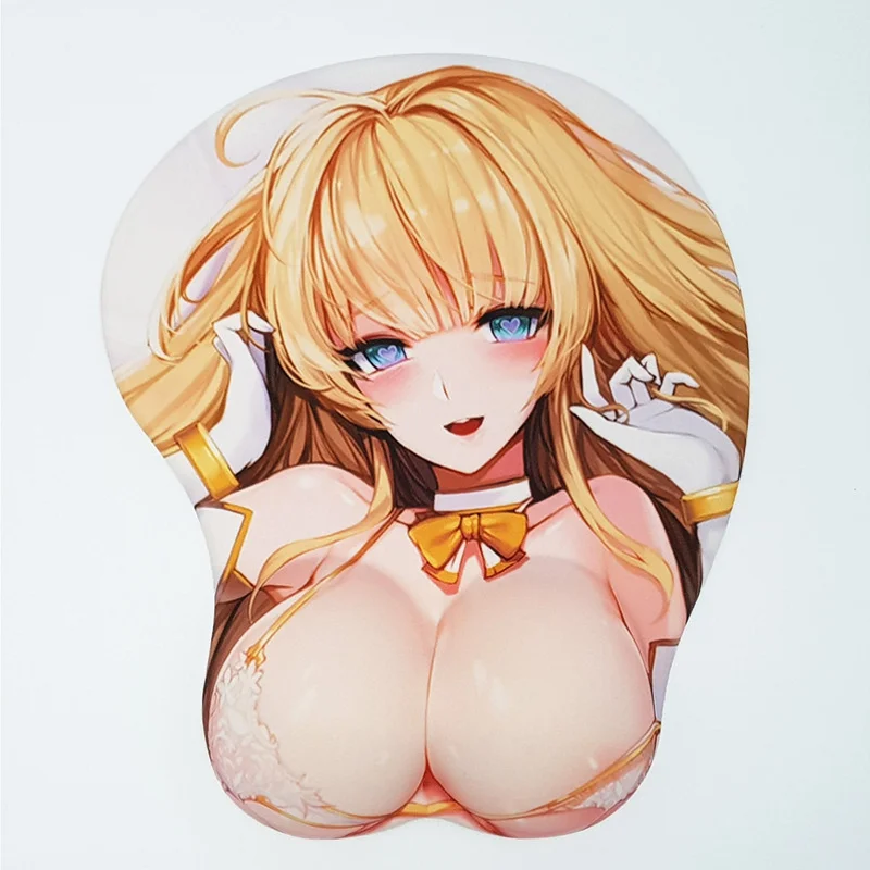 Custom  Anime Girl  Butt  with Wrist Rest Sexy Gel Breast 3D Gaming Mouse