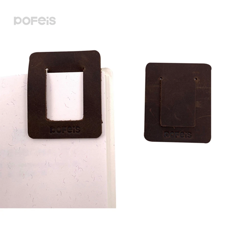 Оптовая продажа овощей, кожаная квадратная мягкая кожаная Закладка-заготовка, Закладка для книг ручной работы