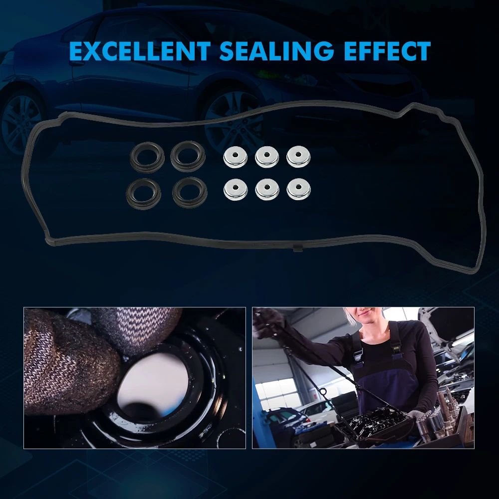 Nicecnc K20 K24 Valve Cover Gasket Seal Kit For Honda Accord 20032005