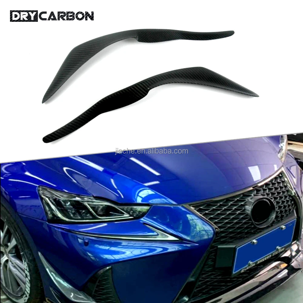 ベンチ 収納付 car-wear Real Carbon Fiber Eye Lid Brow Eyelid Headlight Cover  Compatible with Lexus IS III IS200t IS250 IS300 IS300h IS350 2013-2016  並行輸入品