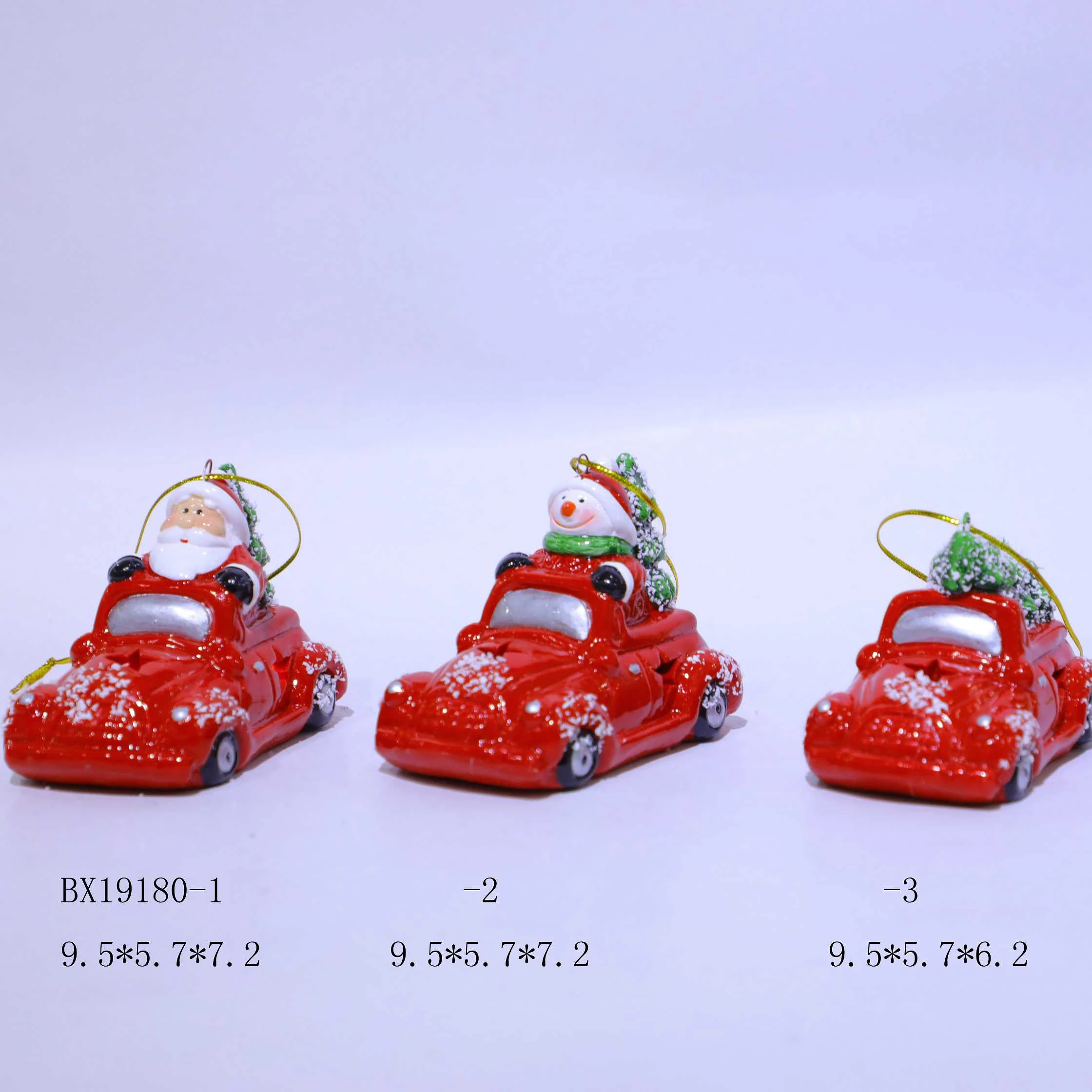 红色卡车圣诞老人挂装饰摆设圣诞树 - buy christmas santa