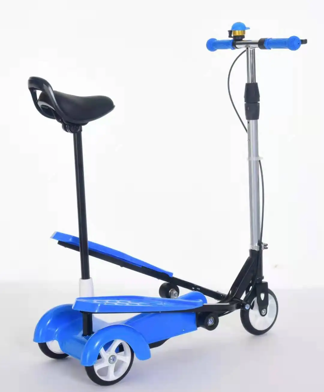 Мерцающий 3-колесный Детский самокат Pro Frog Swing/Детский самокат для ног/Детский самокат лягушки