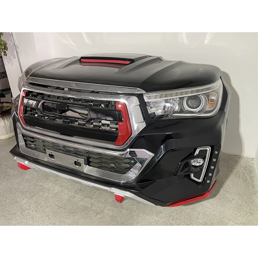 Body Kits Car Front Grill for Toyota Rocco front bumper grille face kit for Hilux rocco car accessories factory