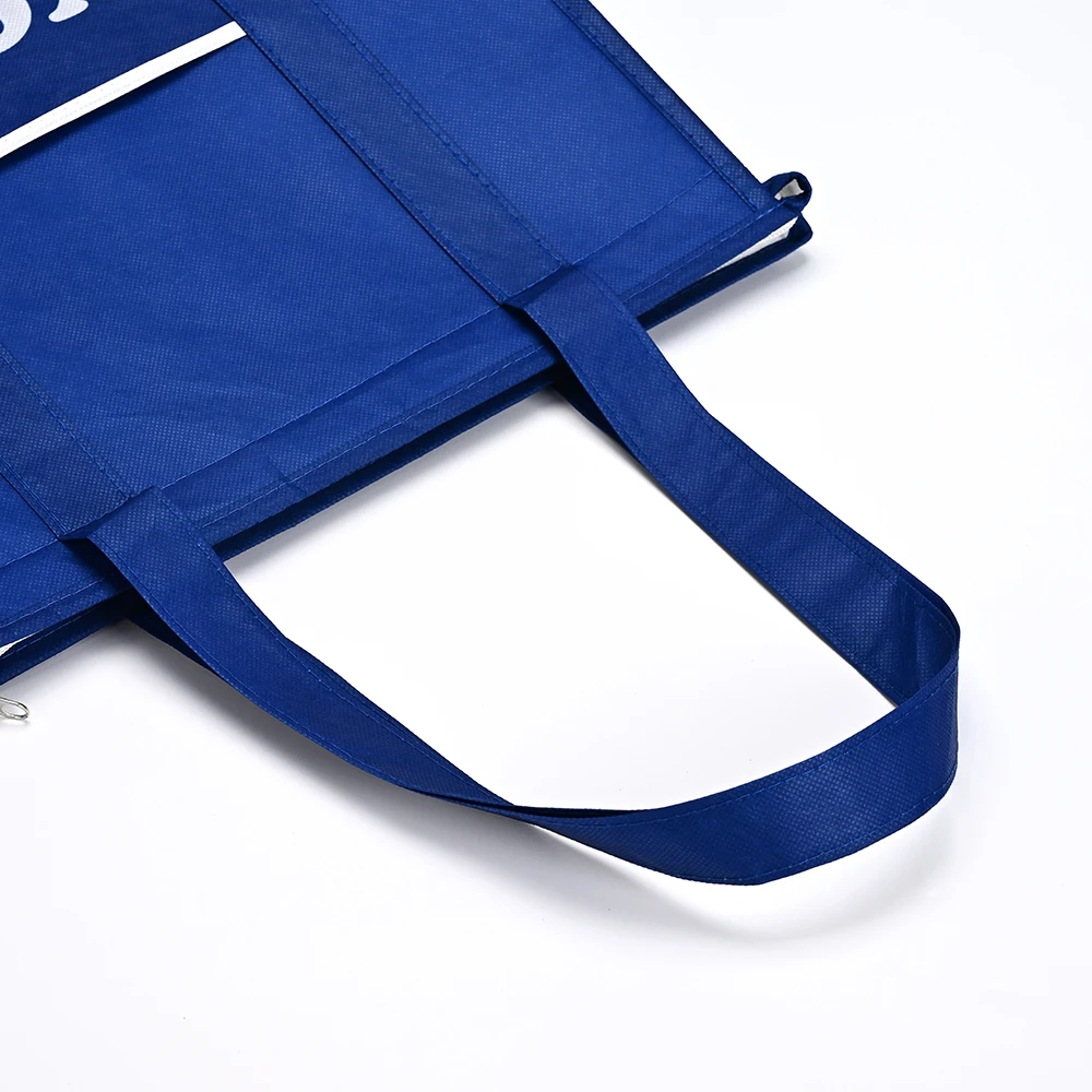 Eco Friendly Reusable Organic RPET Tote Bag Grocery Cotton Cloth Shopping Bags with Custom logo Printed factory