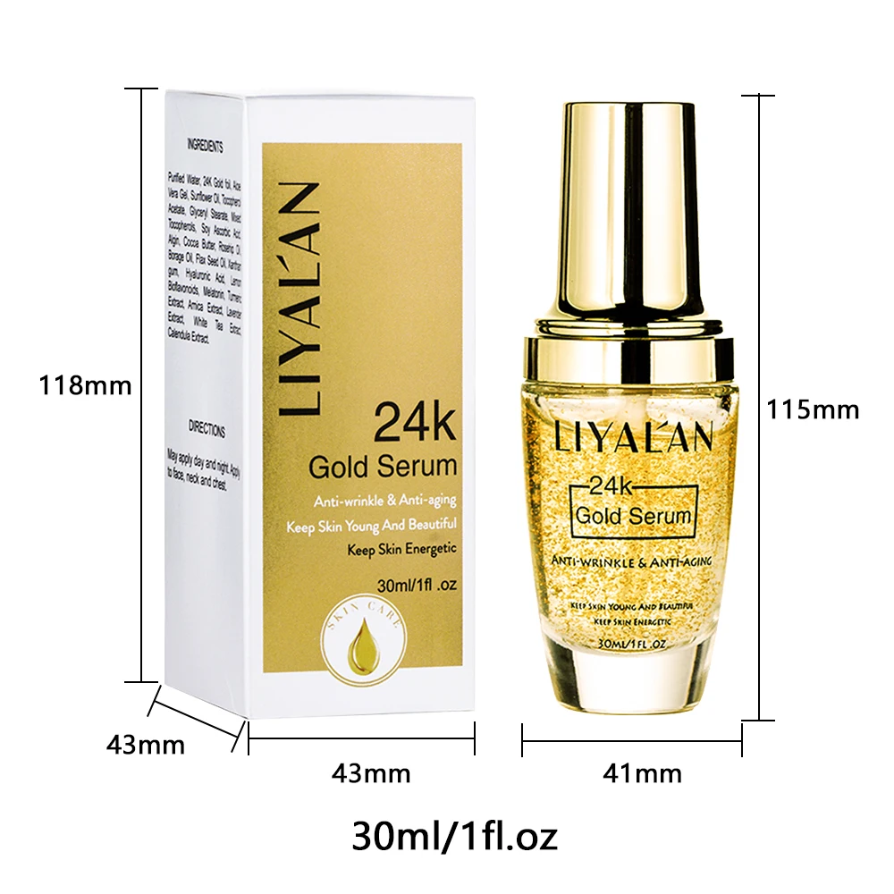 Nano Treat 24K Gold Serum 30ml - Anti-Aging Facial Skincare