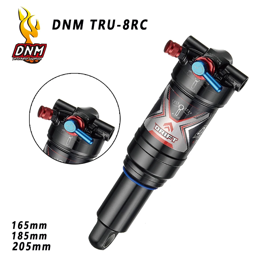 DNM TRU-8RC Shock Absorber - 3-Step Air Damping Adjustments