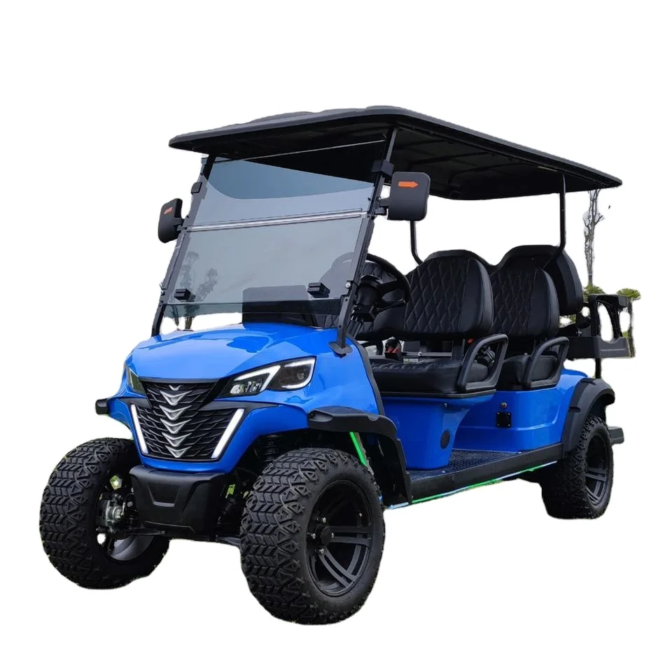 4 Wheel Legal Gas Powered 4 6 8 10 Seater Off-road Gasoline Golf Carts ...