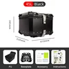 45L baule nero piatto