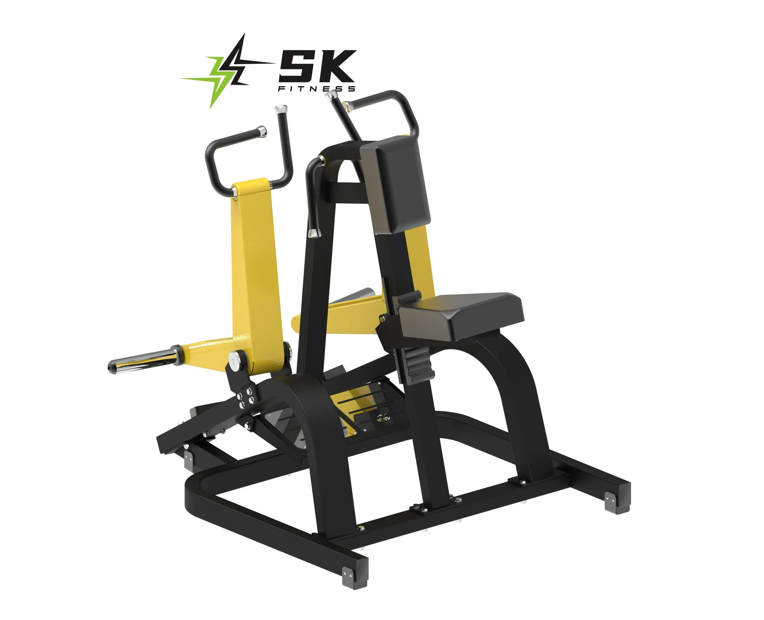 Commercial Seated Back Row Strength Machine for Gym Equipment OEM