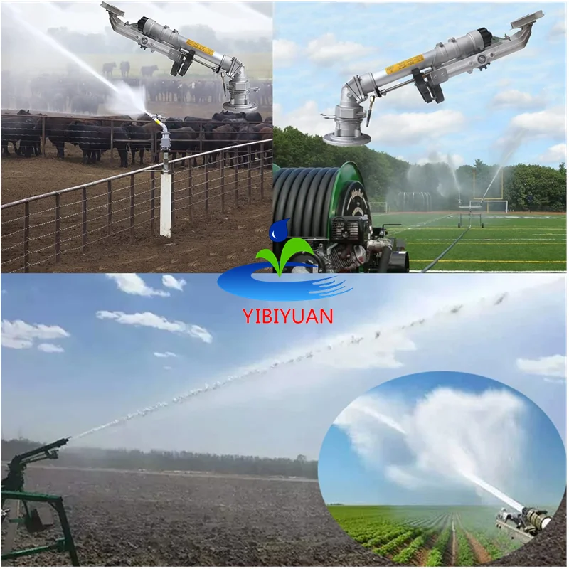 Yibiyuan 100m Long Distance Big Rain Gun Sprinkler Agricultural Water Saving Irrigation System Water Sprinkler H0d0741e6bae740828682b8175663312dJ
