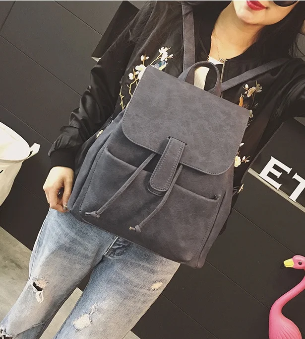 Wholesale women vintage handbags school bags for teenager girls