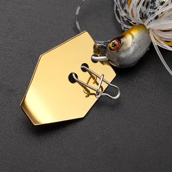Bearded Man Stainless Steel Splash Guard Live Bait Weed-Defying 14g/18g Anti-Counterfeit Lure Jig for Fishing – Metal Jig – view 3