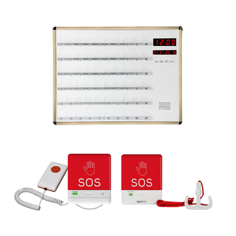 Hospital Bed Panic Button Patient Alarm Wireless Nurse Call System