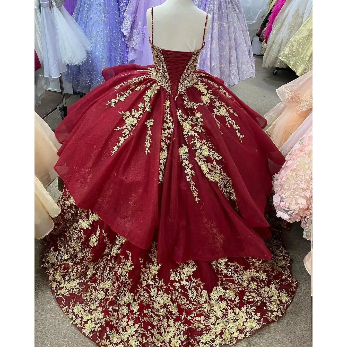 tight prom dresses gold Open-Back Tight Long High-Neck Prom Dress main image 0