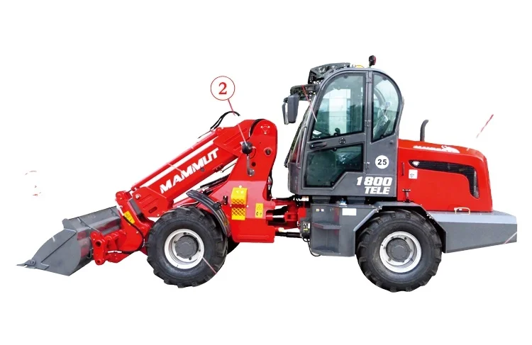 Telescopic Loader  TL1800 T1800 Telescopic Telescope Front End Wheel Loader Radlader with Pallet Fork
