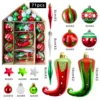 MJFZ-5 [Juego de bolas navideñas de 71 piezas]