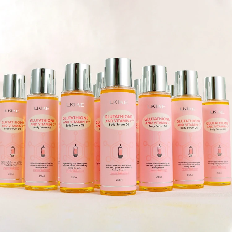 Factory Glutathion and Vitamin C Vitamin E Glowing Anti Dark Spot Brightening Massage Whitening Body Oil for Skin Care Factory Glutathion and Vitamin C Vitamin E Glowing Anti Dark Spot Brightening Massage Whitening Body Oil for Skin Care