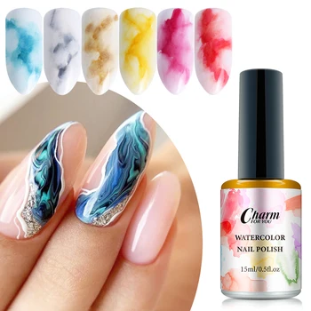 Blooming Watercolor Nail Gel Marble Effects Born Pretty — NSI Australia