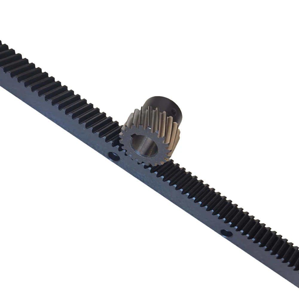 CNC Parts 1.25M 1.5M 2M 3M Gear Rack Pinion Linear Motion Helical Tooth ...
