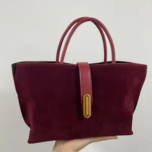 Hand Bags for Girls New Design 2026 Wholesale Suede Pu Leather Ladies Shoulder Crossbody Bag Trendy Hand Bags for Women Luxury