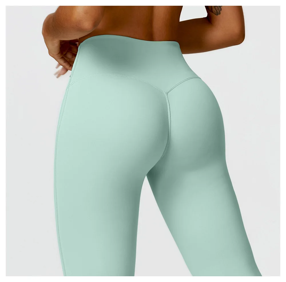 Leggings da donna a vita alta Tiktok Cheeky Scrunch Butt Lifting