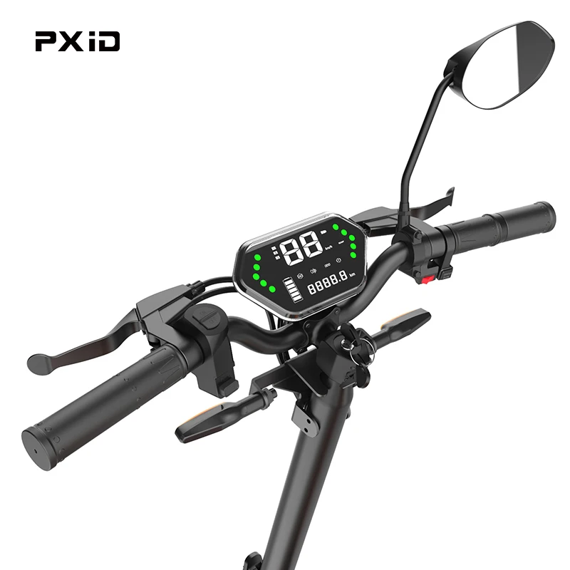 Retail Price PXID Fast Three Wheel Off Road Electric Scooter for Adults Food Delivery Three Wheel Electric Scooter