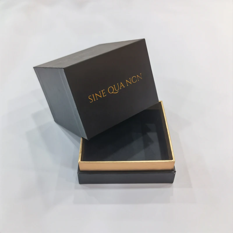 Wholesale Custom Luxury Personalized Cardboard Black Gift Jars Candle ...