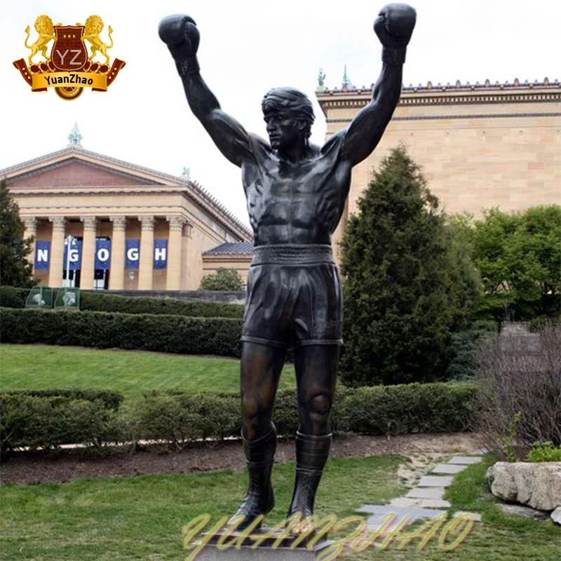 Life Size Rocky Brass Bronze Human Sculpture Large Copper Statue Buy