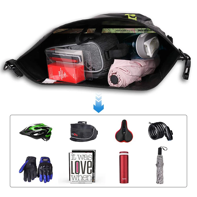 Bike Travel Bag Waterproof Bicycle Pannier Bag Bike Travel Bag
