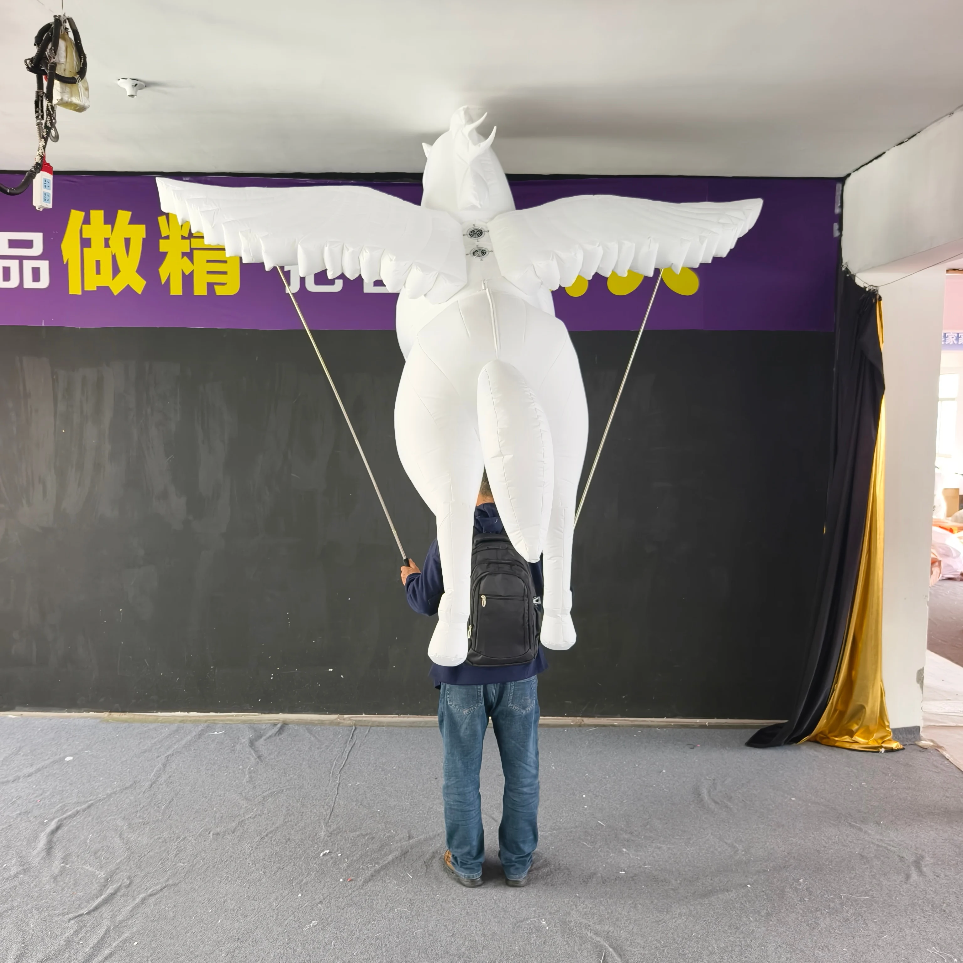 High Quality Inflatable Pegasus Puppet, Heavy-Duty Advertising Inflatable for Outdoor Long-Term Display