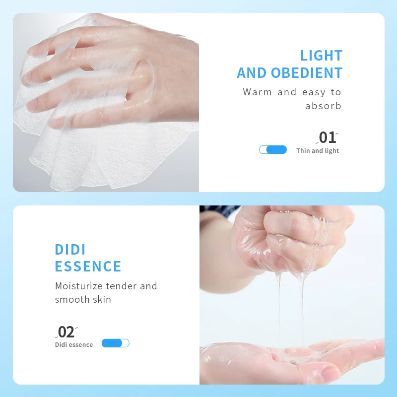 SADOER New Arrival 25g Deep Repairing OEM ODM Vitamin E Delicate Brightening Skin Tone Moisturizing Facial Mask Sheet