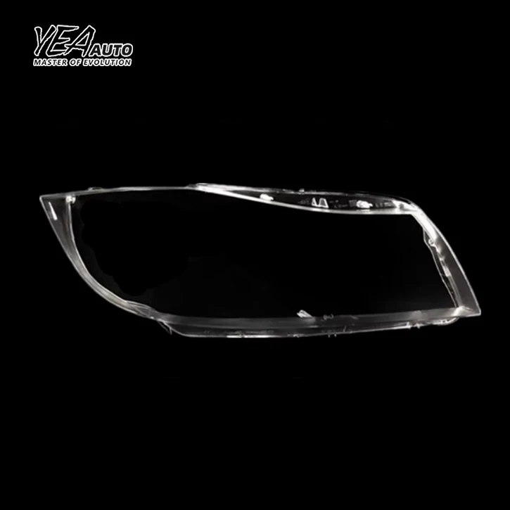 YEA AUTO Car headlight glass PC lampshade cover lens for BMW 3 series E90 318 320 325 headlamp high version lens cover 2005-2012