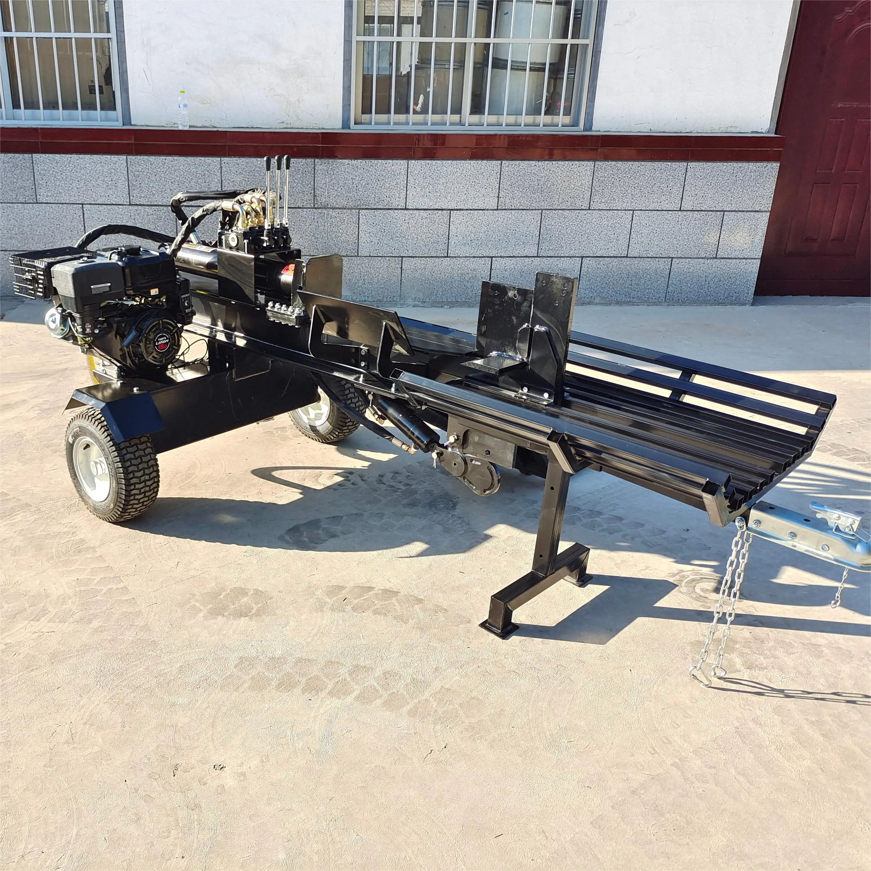 LWS610-35T/30T/20T Firewood Processing Machines Log Splitter Gasoline Hydraulic Log Splitter for Wood