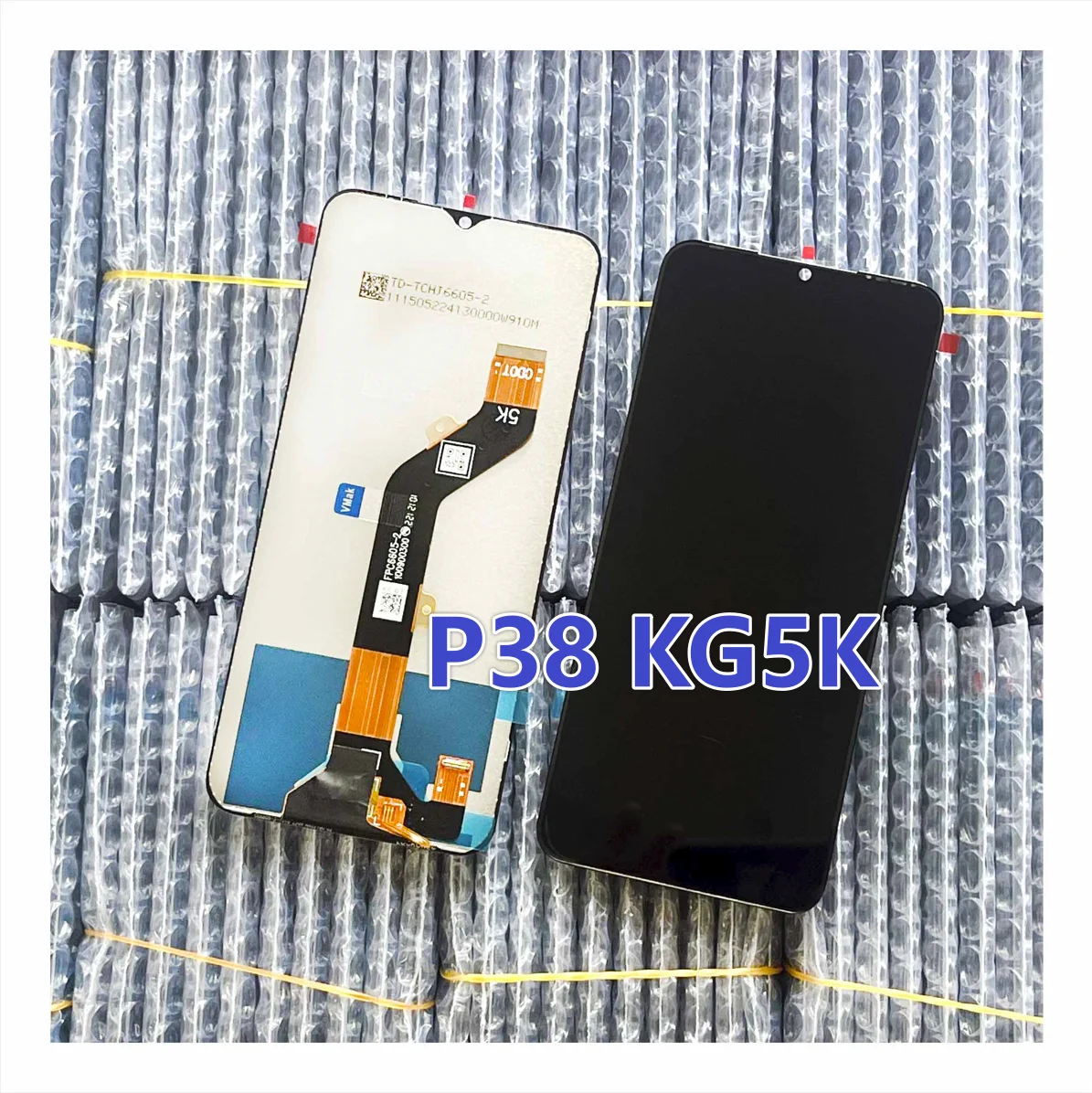 Factory Price Pantalla LCD for Itel P38 LCD Display Touch Screen Accessories for Tecno Spark 8C KG5k