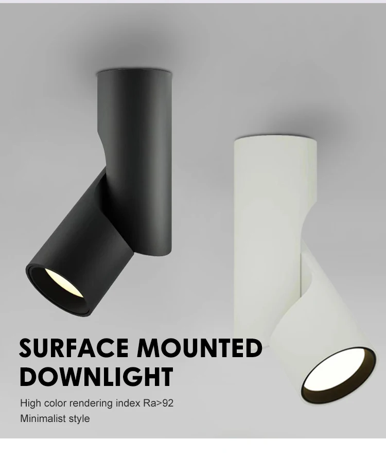 lc1029 high quality dimmable cob led ceiling light downlight spotlight round anti glare led spot light-0