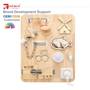 EDULAND Educational BSCI Factory Pretend Play Montessori Wooden Children Learning  Cognition Sensory Skillful Toys