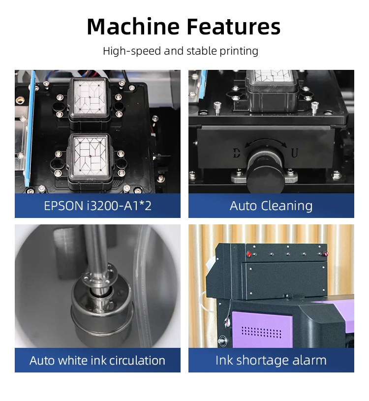 Ingani I1600 Full-Automatic DTF Printer with 720*2400 dpi Resolution and 1 Year Warranty for High-Quality PET Printing