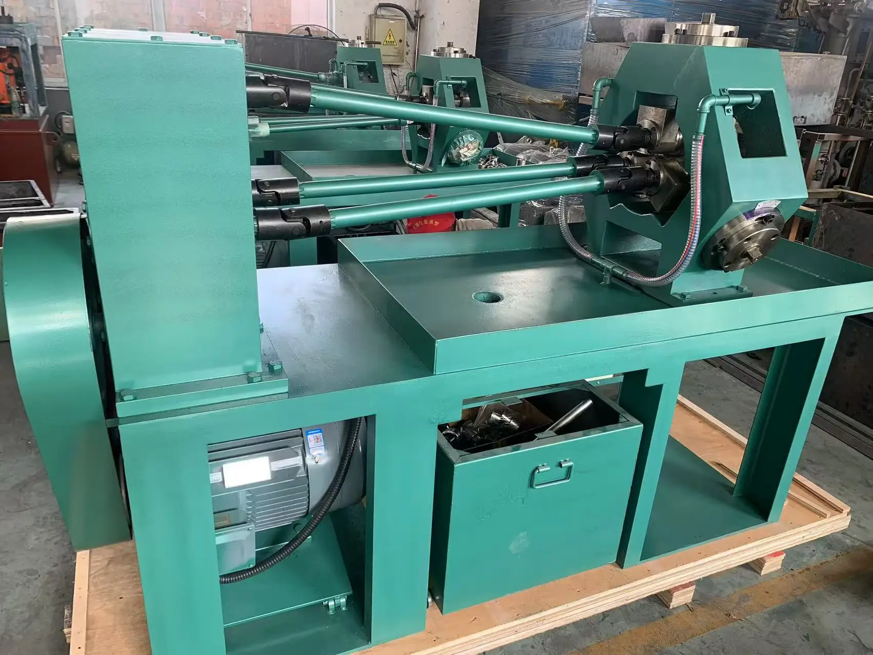 Bw Finned Tube Rolling Mill Extruded Finned Steel Tube Making Machine