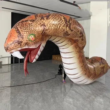 Custom 3 Meters Tall Giant Inflatable Snake for Decoration,Inflatable Snake for Stage Performance