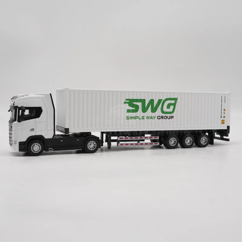 【LA】Fabbrica Modeliorum Continerum O.A.S. Donum Navale Ad Mensuram Factum 1:50 Ex Legamine SWG Modelium Automobilis Ioculatorum