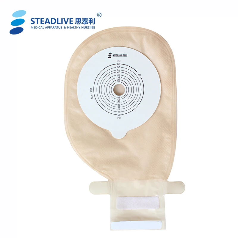 Steadlive One Piece Colostomy Bag Drainable With 65mm Size Buy Adhesive Free Colostomy Bags Ostomy Pouch Colostomy Bag Product On Alibaba Com