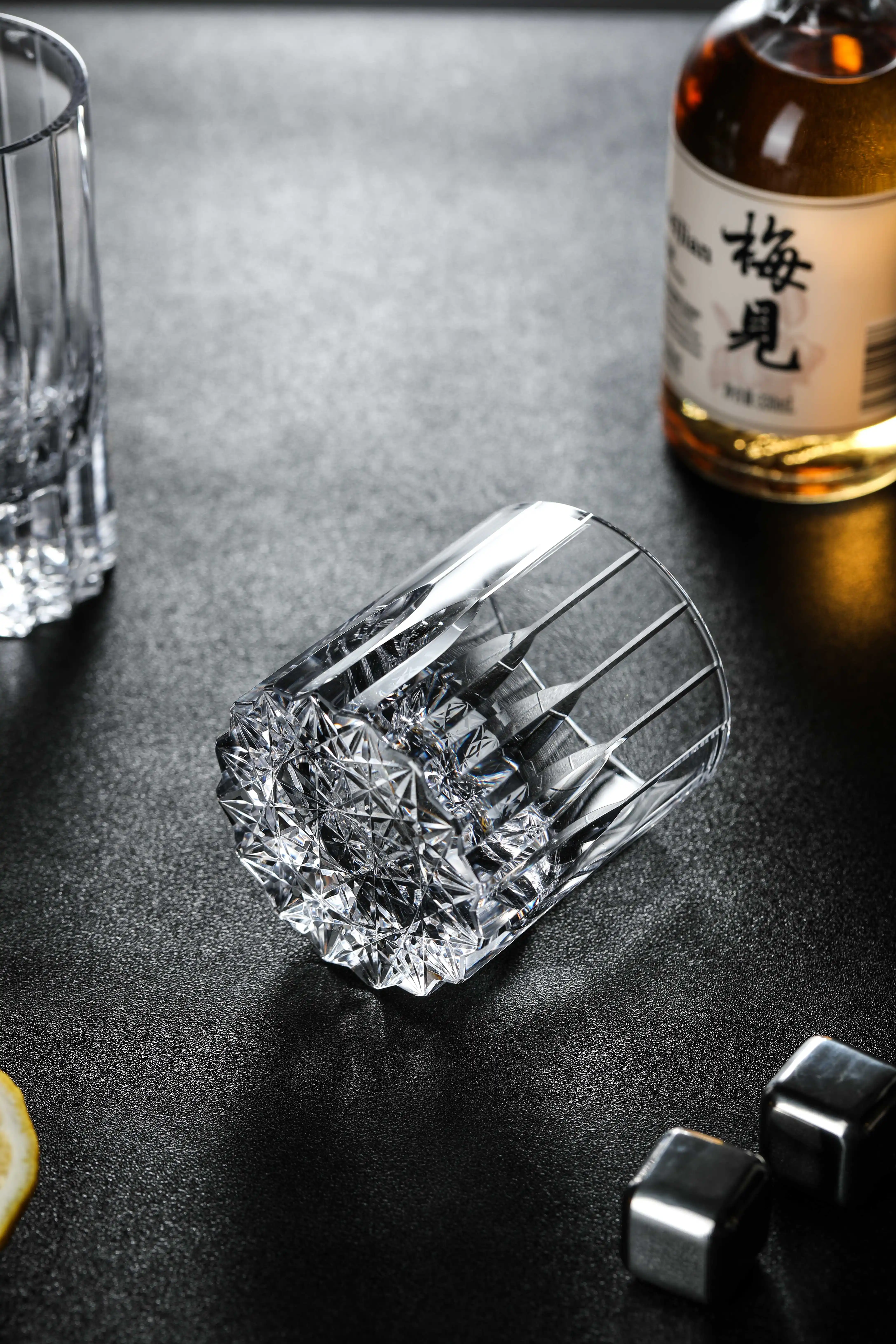 Deluxe Leadfree Crystal Glass Classical Whiskey Glasses Logo Beverage